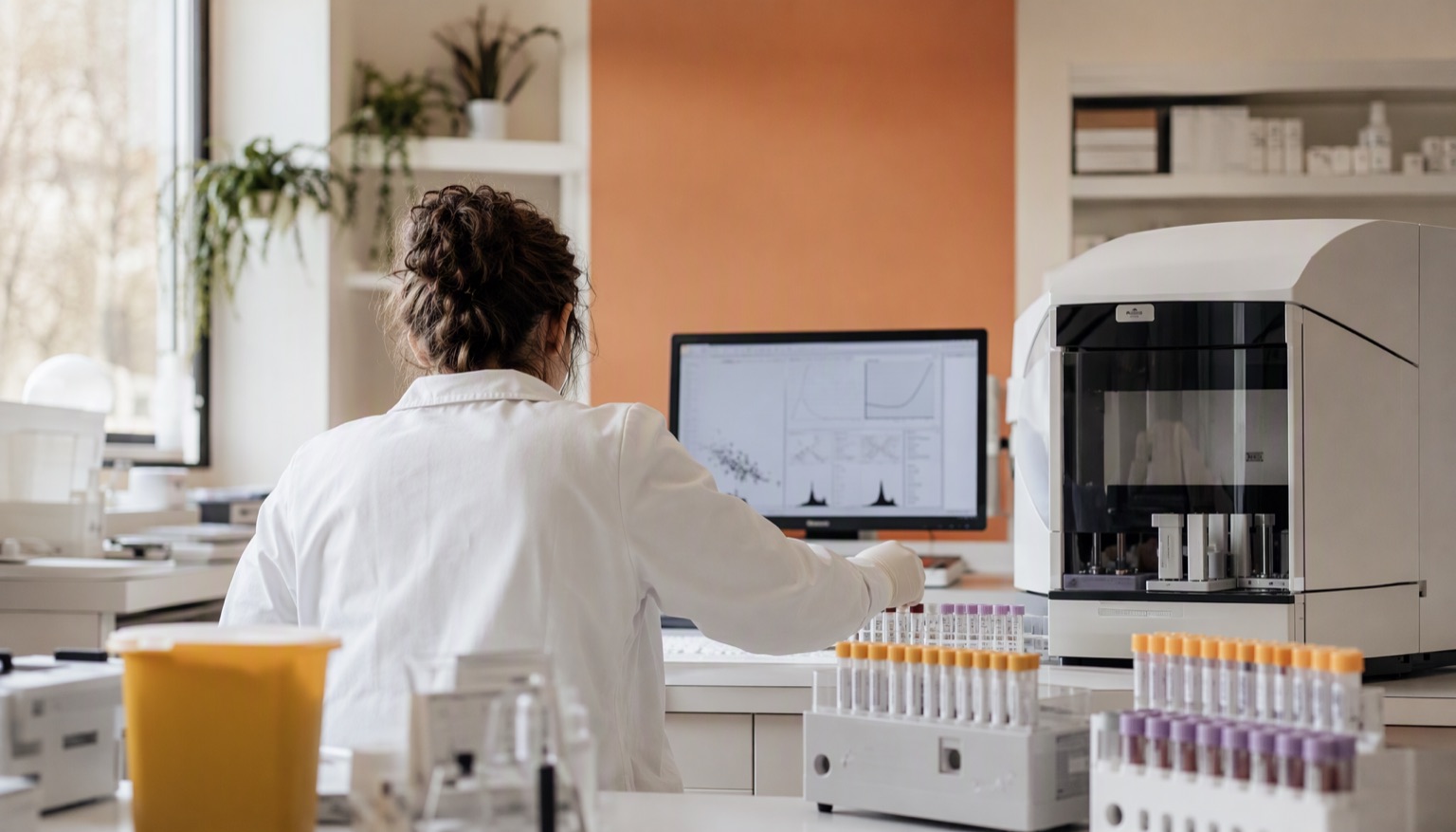 Un laboratoire d'analyses