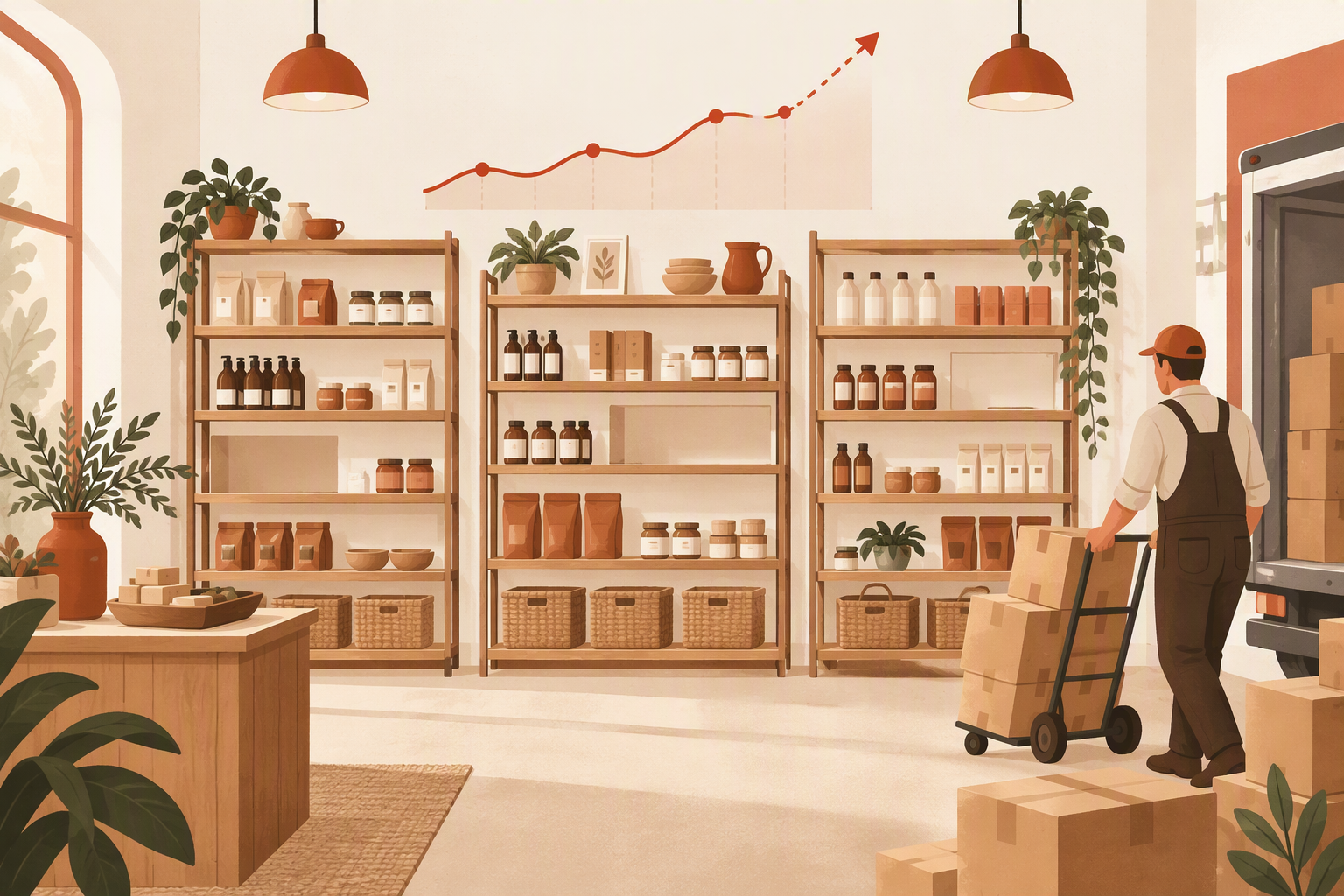 Un réseau de boutiques spécialisées