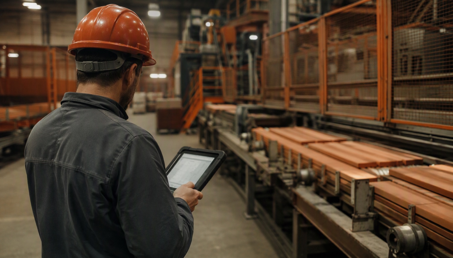 Un site de production industrielle